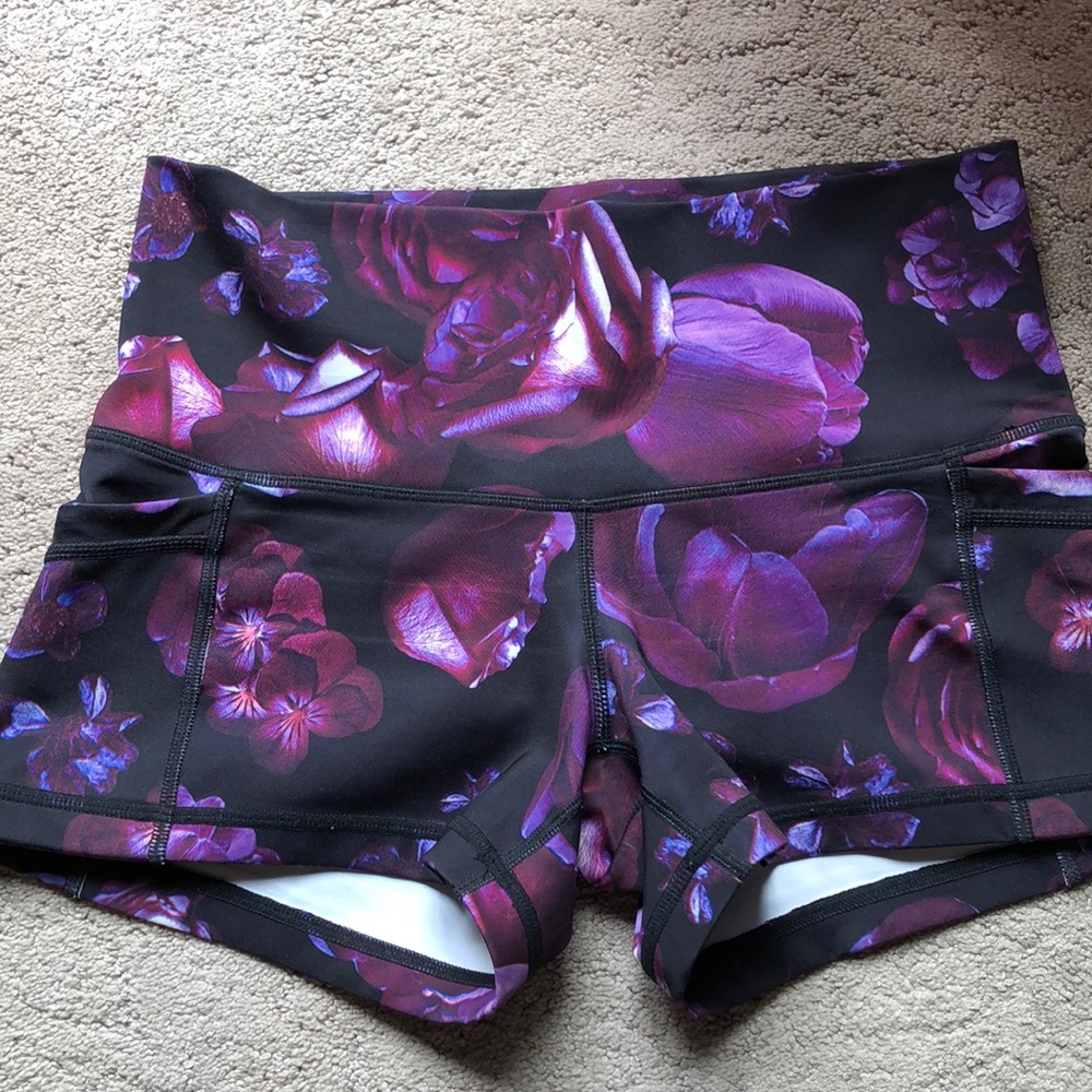Popflex Dark Bloom 2.0 Booty Shorts